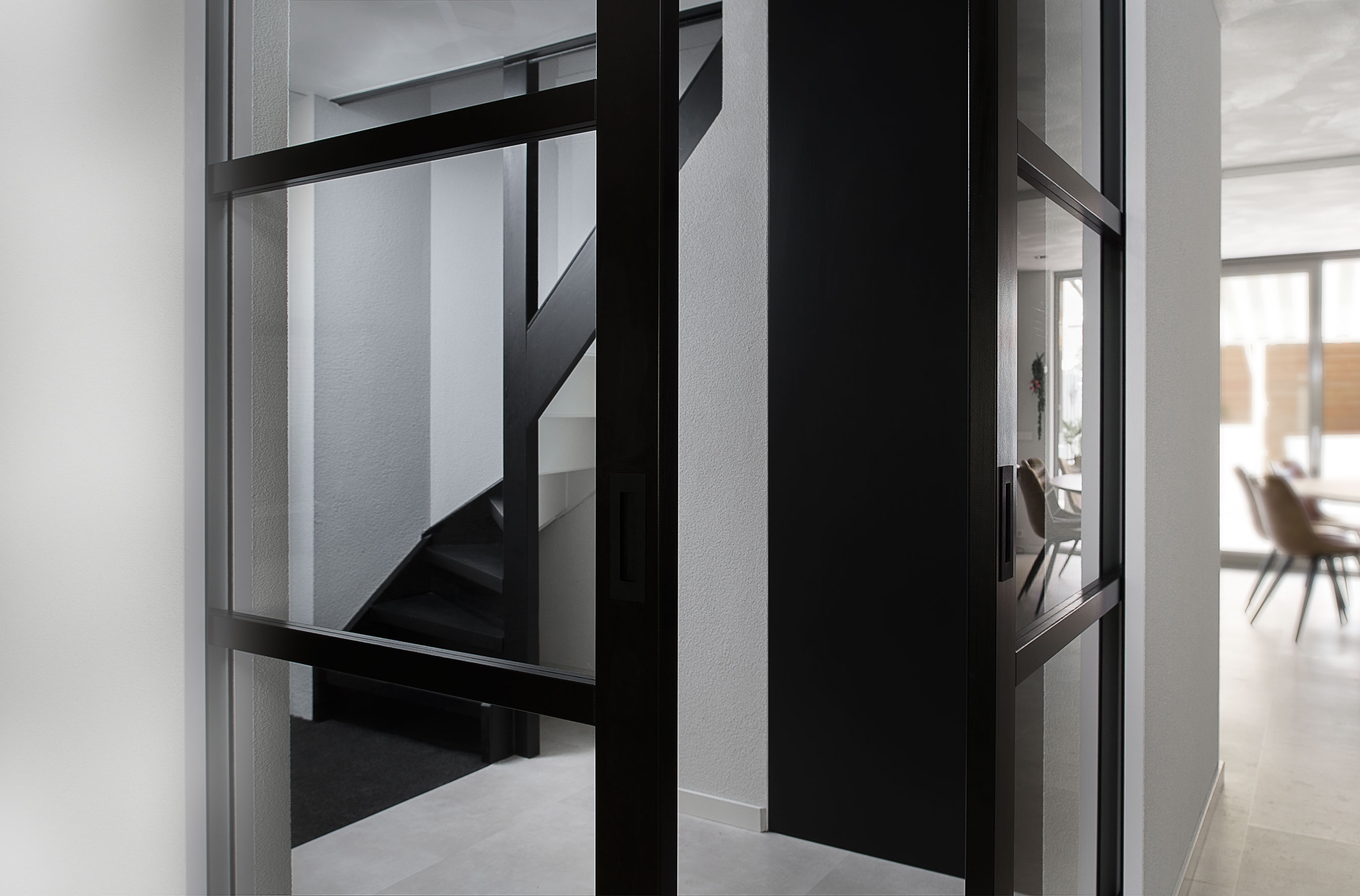 ref. privéwoning Best - invisidoor SDX hoek