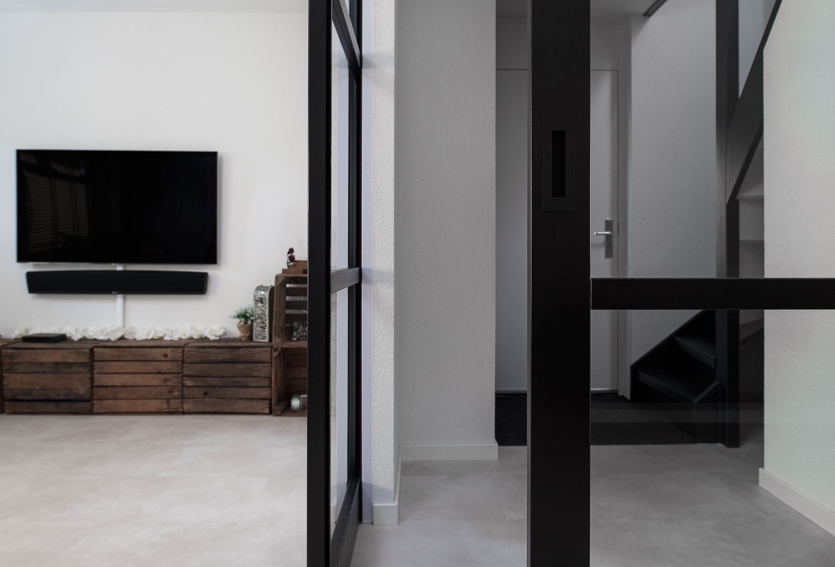 ref. privéwoning Best - invisidoor SDX hoek